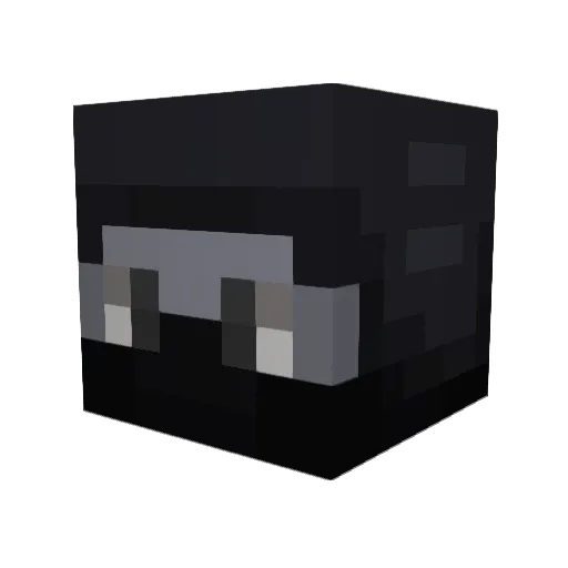 Olumpus Minecraft avatar head, 3D render
