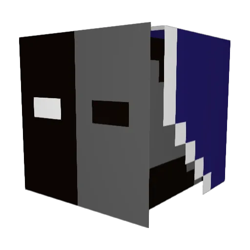 Olympus_Gxming Minecraft avatar head, 3D render