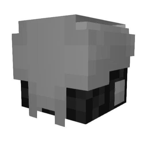 Olyxesseus Minecraft avatar head, 3D render