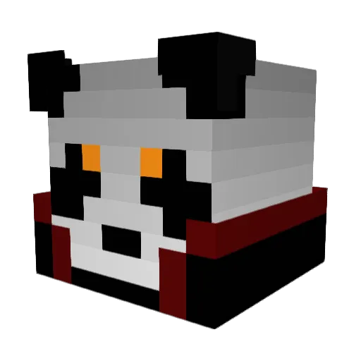 OmGaPT Minecraft avatar head, 3D render
