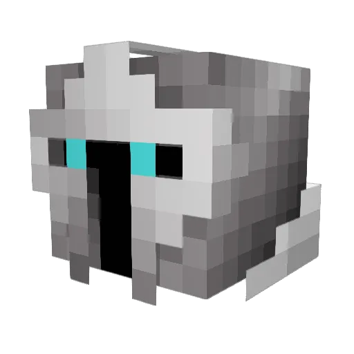 Om_Nom26 Minecraft avatar head, 3D render