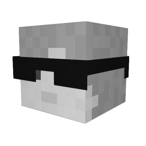 OmaBumserNikolas Minecraft avatar head, 3D render