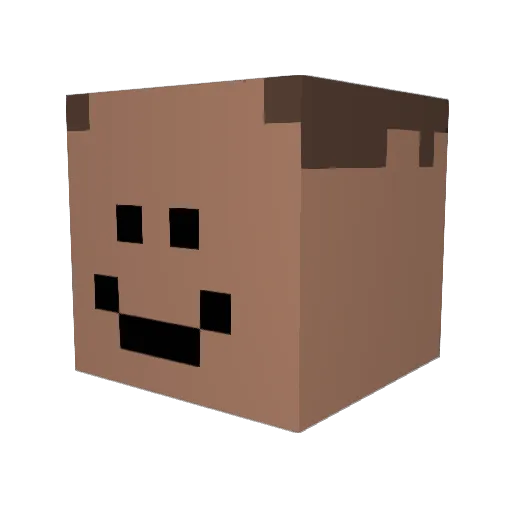OmaSieglinde Minecraft avatar head, 3D render