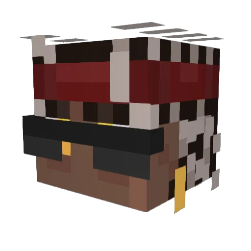 Omar3_k Minecraft avatar head, 3D render