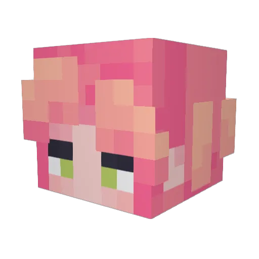 Omar47 Minecraft avatar head, 3D render