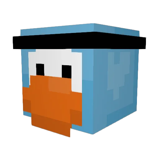 OmarAMC Minecraft avatar head, 3D render