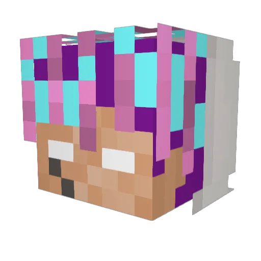OmarDaGamer Minecraft avatar head, 3D render
