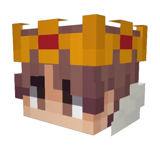 OmarFive Minecraft avatar head, 3D render
