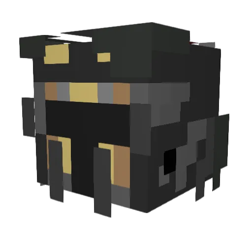 OmarMMZ Minecraft avatar head, 3D render