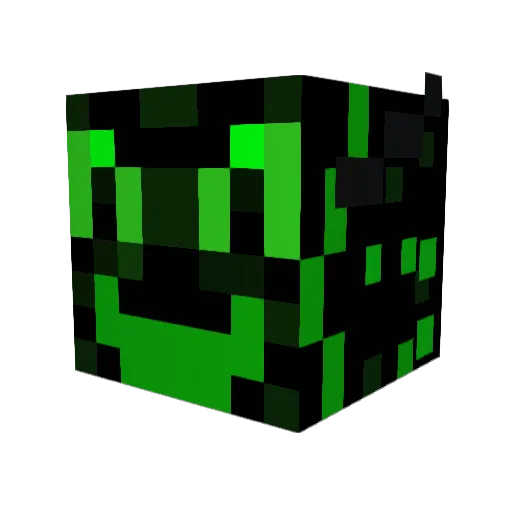OmarQ_YT Minecraft avatar head, 3D render