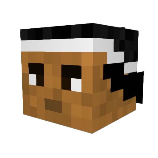 OmarinhoooJR Minecraft avatar head, 3D render