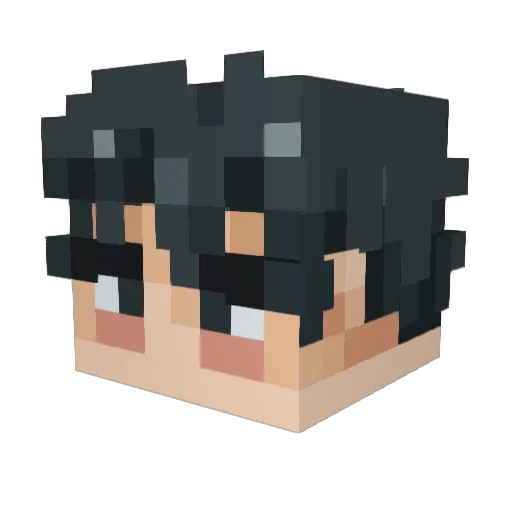 Omaro76 Minecraft avatar head, 3D render