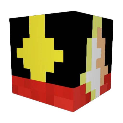Omaruza1001 Minecraft avatar head, 3D render