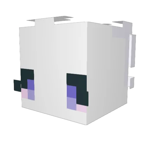 Omay Minecraft avatar head, 3D render