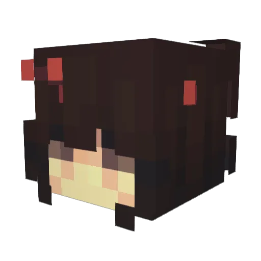 Omayra_uwu Minecraft avatar head, 3D render