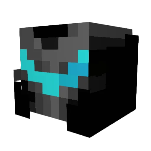 Omci Minecraft avatar head, 3D render