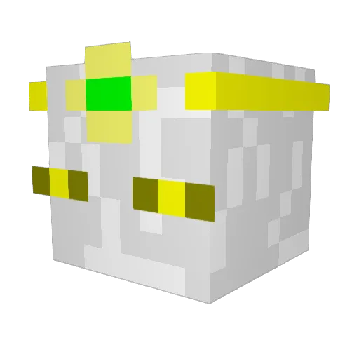 Omega9380_CAM Minecraft avatar head, 3D render