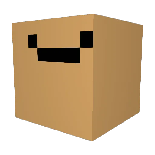 OmegaAzn Minecraft avatar head, 3D render