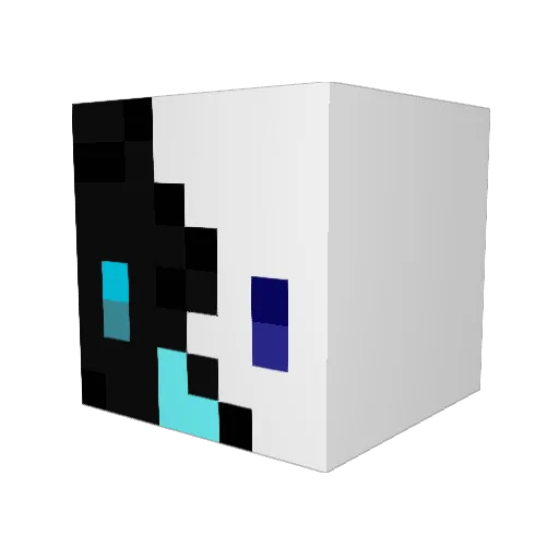 OmegaBlueFire2 Minecraft avatar head, 3D render