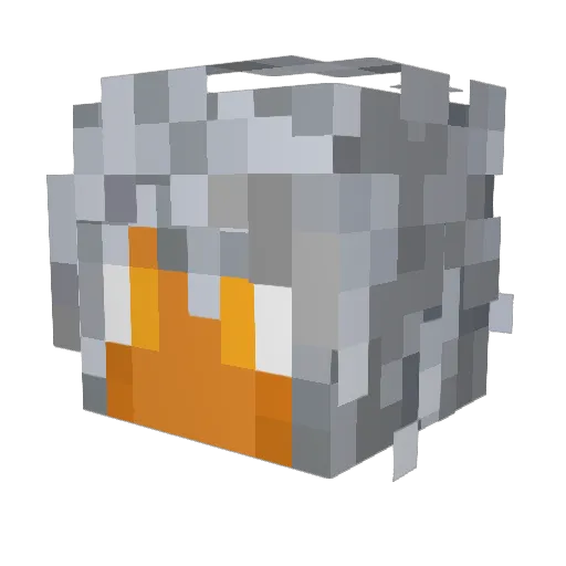 OmegaChaos6234 Minecraft avatar head, 3D render