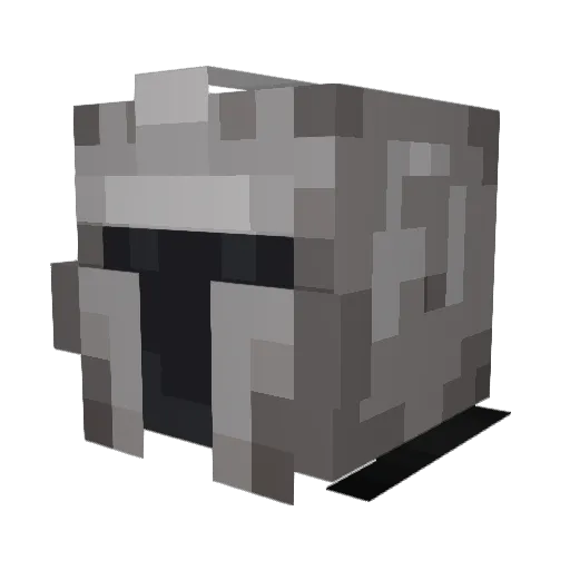 OmegaDragon08 Minecraft avatar head, 3D render
