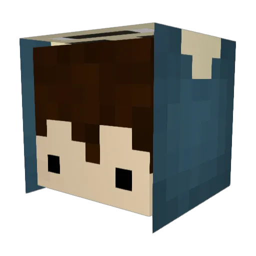 Minecraft-Avatar von OmegaGHG: Kopf als 3D-Render
