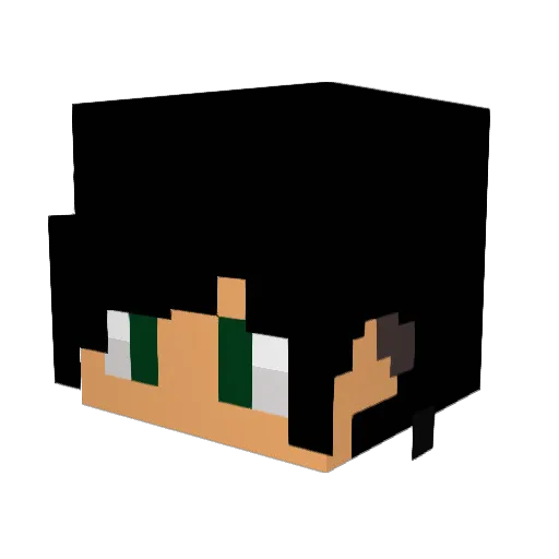 OmegaKillerZ Minecraft avatar head, 3D render