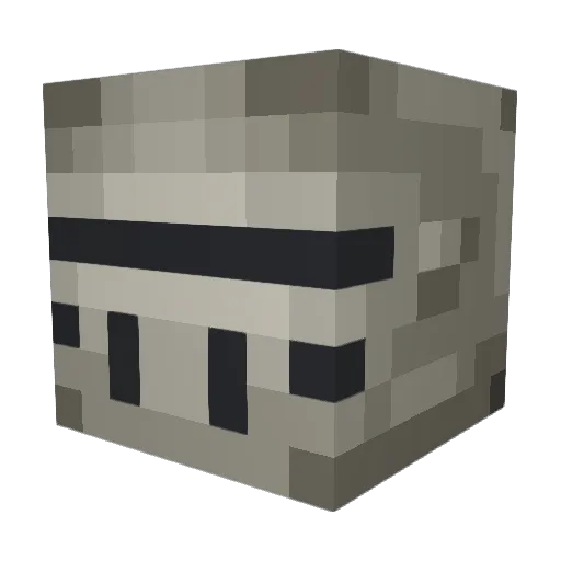 OmegaKnight9 Minecraft avatar head, 3D render