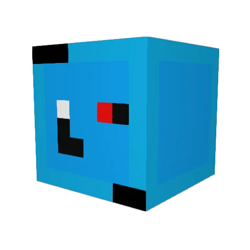OmegaKnightOk Minecraft avatar head, 3D render