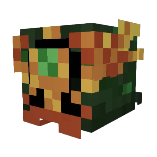 OmegaKnight_ Minecraft avatar head, 3D render