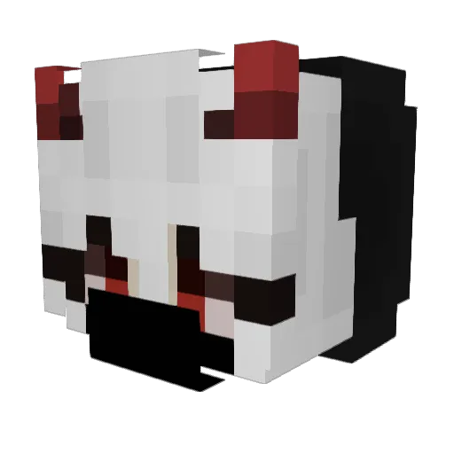 OmegaRoxor Minecraft avatar head, 3D render