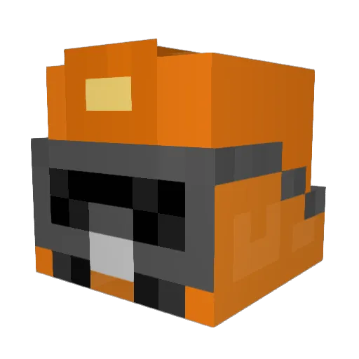 OmegaTitan177 Minecraft avatar head, 3D render