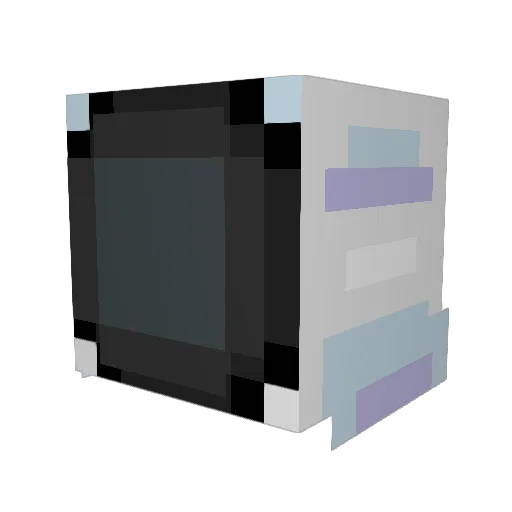 Omega_A_15 Minecraft avatar head, 3D render