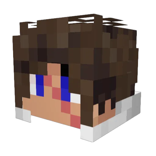 Omega_Advent Minecraft avatar head, 3D render