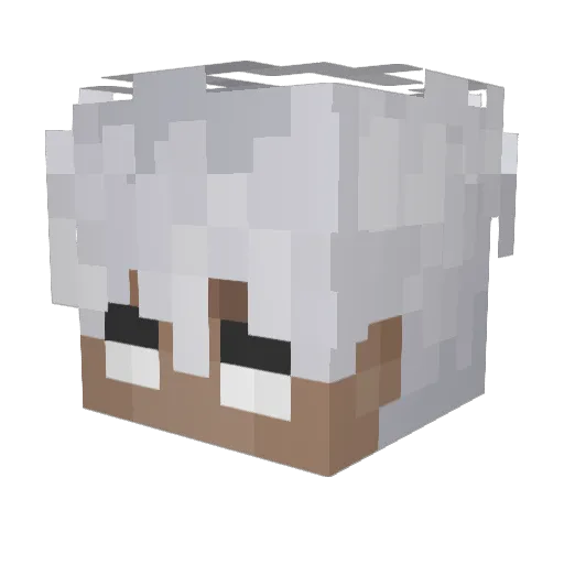 Omega_Angel5874 Minecraft avatar head, 3D render