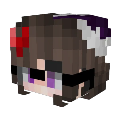 Omega_Dream Minecraft avatar head, 3D render