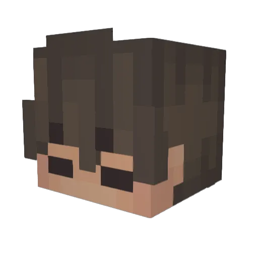 Omega_The_Kidd Minecraft avatar head, 3D render