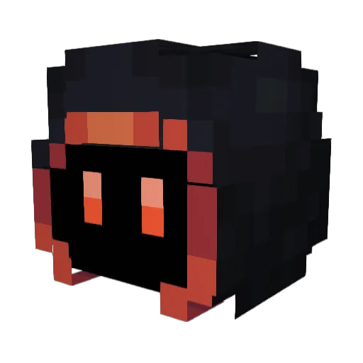 OmeghaSky Minecraft avatar head, 3D render