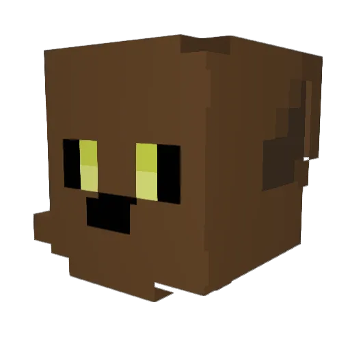 Omen1050 Minecraft avatar head, 3D render