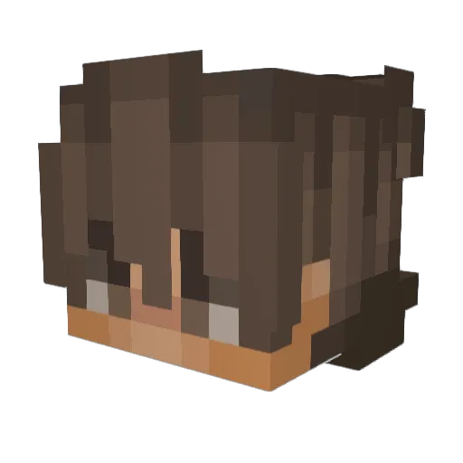 Omen2006 Minecraft avatar head, 3D render