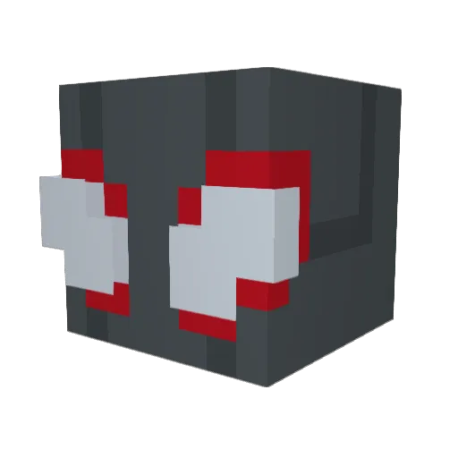 Omen3195 Minecraft avatar head, 3D render
