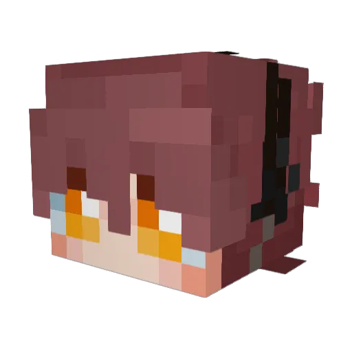 OmenSaysHello Minecraft avatar head, 3D render