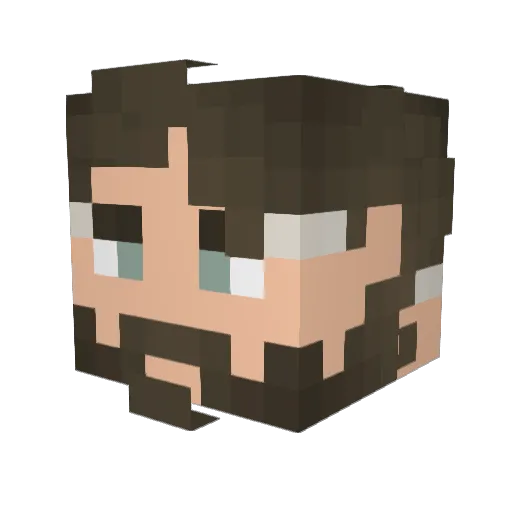 Omen_tN Minecraft avatar head, 3D render