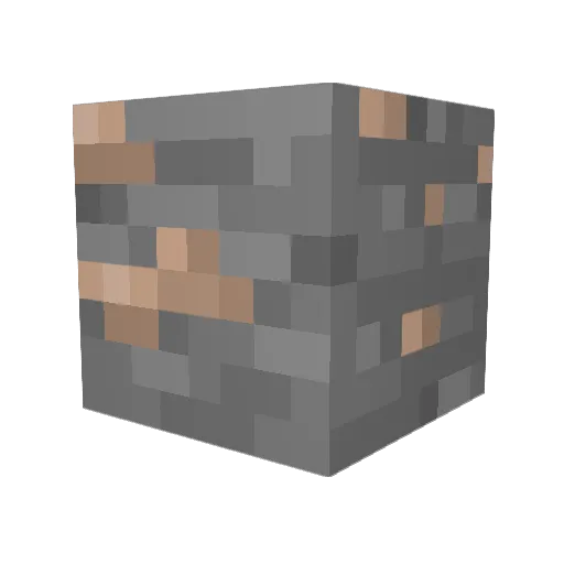 OmerEA7 Minecraft avatar head, 3D render