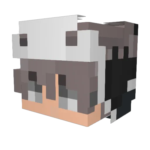 OmerRezk Minecraft avatar head, 3D render