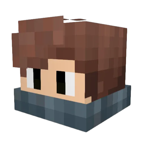 Omerinyo Minecraft avatar head, 3D render