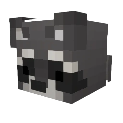 Omernice Minecraft avatar head, 3D render