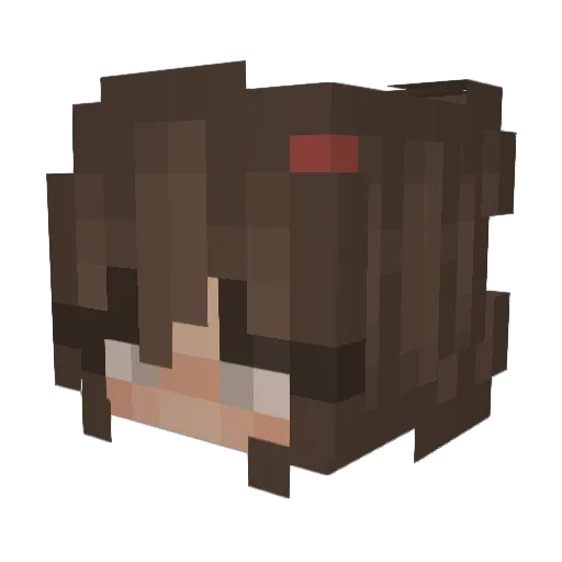 OmgBread Minecraft avatar head, 3D render