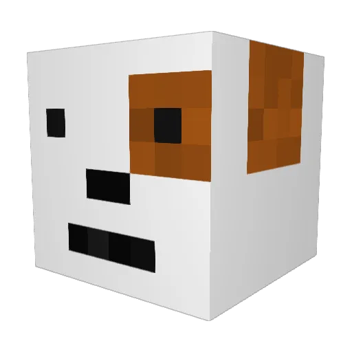 OmgItsDeathBox Minecraft avatar head, 3D render