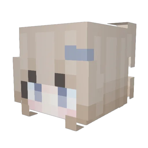 OmgMar Minecraft avatar head, 3D render